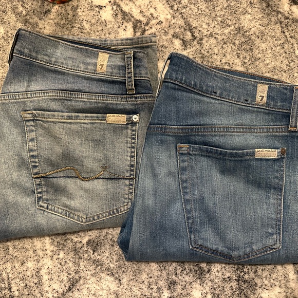 Men’s Seven For All Mankind Jeans Bundle – 2 Pairs – Size 32